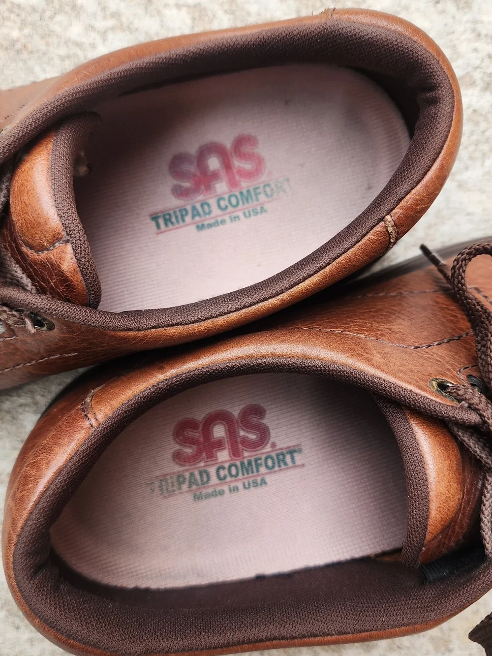 SAS Bout Time Oxford Moc Toe Leather Comfort Casual Lace Up Loafers, Mens 12